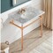 Anzzi 34.5 in. Console Sink in Rose Gold with Carrara White Counter Top CS-FGC004-RG - alternate 4